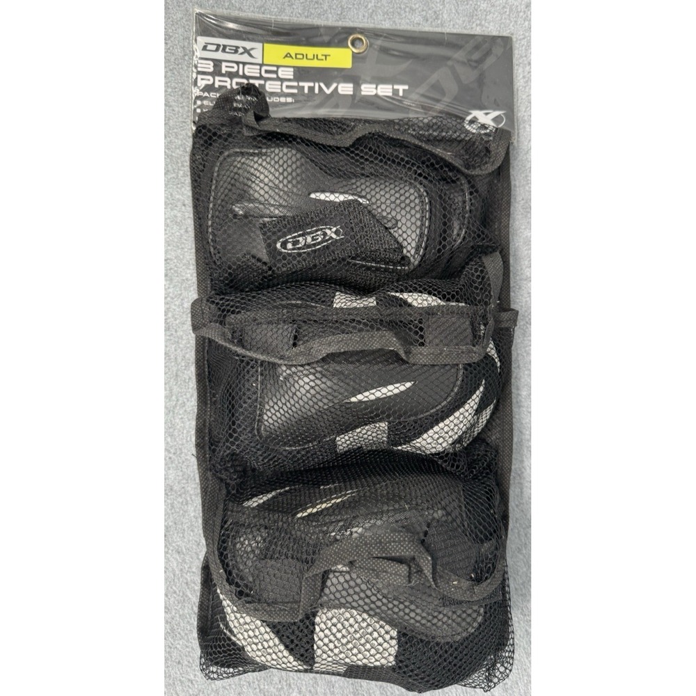 Adult Skateboard Knee Pads Elbow Wrist Guards Medium DBX Set